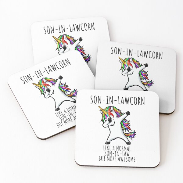 Item preview, Son-In-Lawcorn Funny Unicorn Dabbing Gift Like A Normal Son-In-Law But More Awesome designed and sold by FunnyGiftIdeas.
