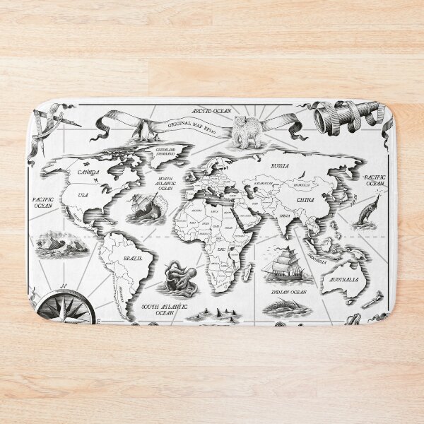 Item preview, world map designed and sold by bilalelamrani.