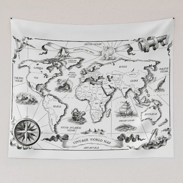 Item preview, world map designed and sold by bilalelamrani.