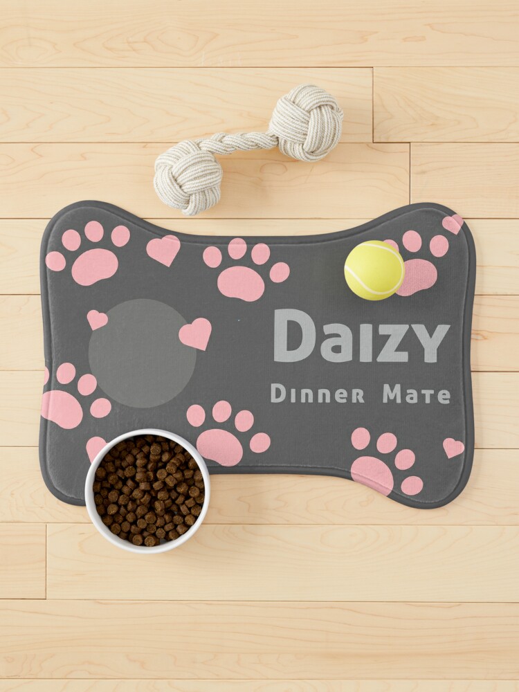 Woof Personalized Dog Doormat, dog mat, pet mat, food bowl mat, custom, dog  decor, dog placemat, paw printed, floor mat -gfy83166527S