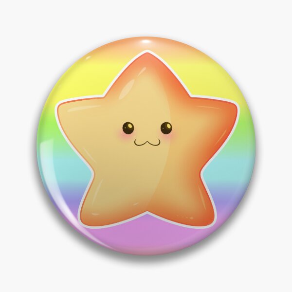 Item preview, Kawaii Star with Cute Face designed and sold by With Love, InspireMari.