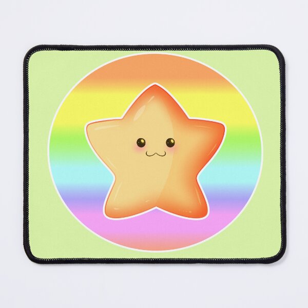 Item preview, Kawaii Star with Cute Face designed and sold by With Love, InspireMari.