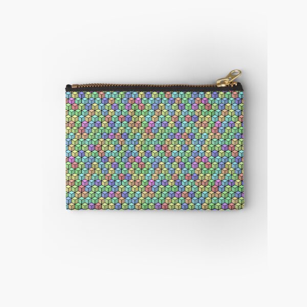 Item preview, Pastel Rainbow Cube Pattern designed and sold by ianablakeman.