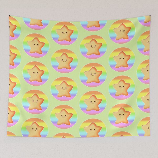 Item preview, Kawaii Star with Cute Face designed and sold by With Love, InspireMari.