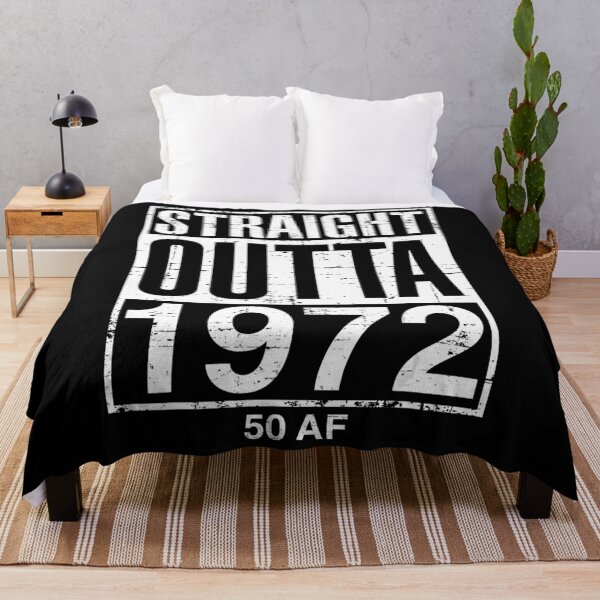 Item preview, Straight Outta 1972 50 AF Fun Retro 50th Birthday Gag Gift  designed and sold by Anya Byron.