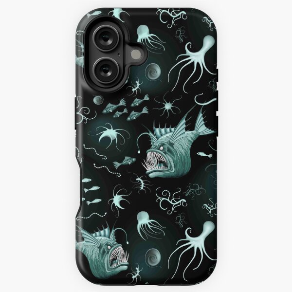 Fish Abyssal Monster on deep ocean zone iPhone Tough Case