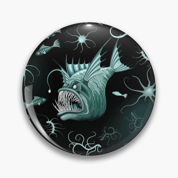 Item preview, Fish Abyssal Monster on deep ocean zone designed and sold by BluedarkArt.