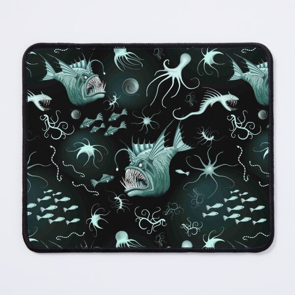 Item preview, Fish Abyssal Monster on deep ocean zone designed and sold by BluedarkArt.