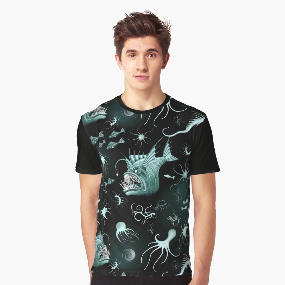 Vista previa del artículo con la obra «Camiseta gráfica», diseñado y vendido por BluedarkArt.