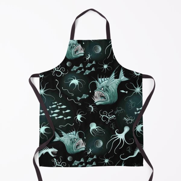Item preview, Fish Abyssal Monster on deep ocean zone designed and sold by BluedarkArt.
