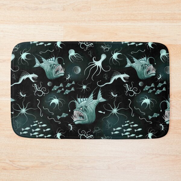 Item preview, Fish Abyssal Monster on deep ocean zone designed and sold by BluedarkArt.