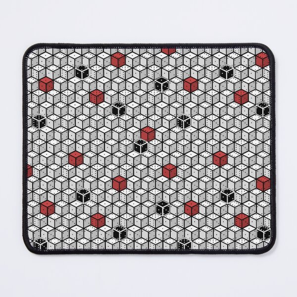 Item preview, Accented Monochromatic Cube Dice Pattern designed and sold by ianablakeman.