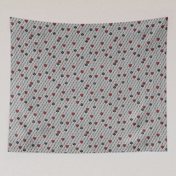 Item preview, Accented Monochromatic Cube Dice Pattern designed and sold by ianablakeman.