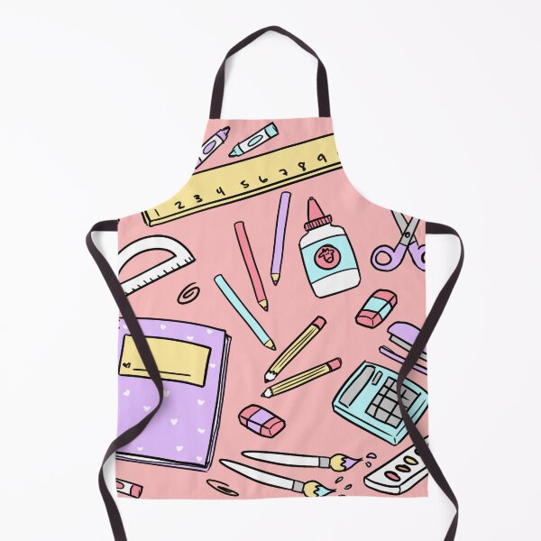 Item preview, School Supplies Pattern Pink designed and sold by Alexa Martin.