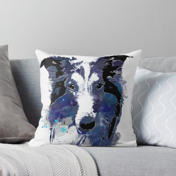 Item preview, collie watercolor pet portrait | whit designed and sold by freeinthelines.