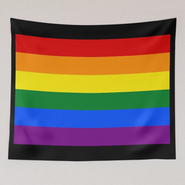 Item preview, Bandera del Orgullo Tradicional designed and sold by TheColorfulQ.