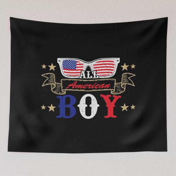 Item preview, All American Boy | USA | Patriotic | 4th Of July designed and sold by Ravenvine.