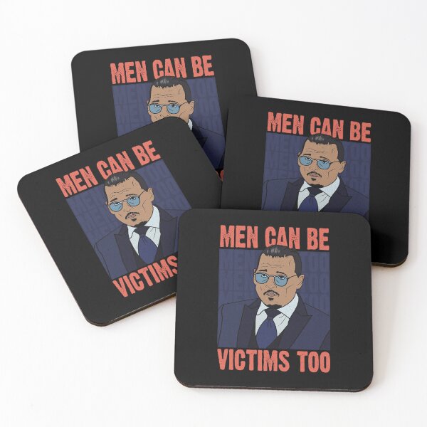 Item preview, Men can be victims too, Justice for Johnny Depp designed and sold by ActiveNerd.
