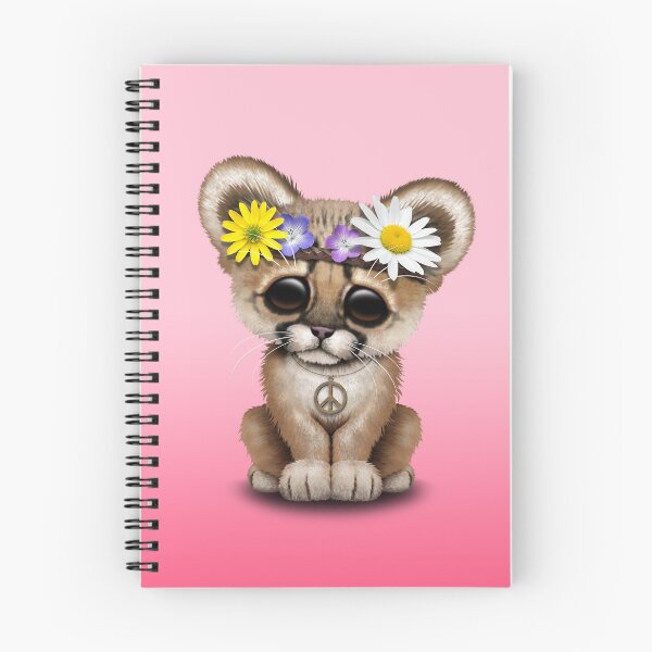 Item preview, Cute Cougar Cub Hippie designed and sold by JeffBartels.