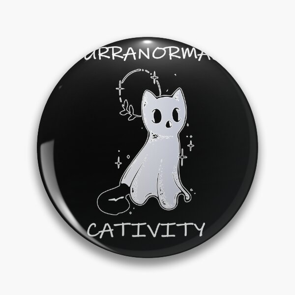 Item preview, purranormal cativity cute kitty ghost, funny cat designed and sold by XXgooddeedXX.