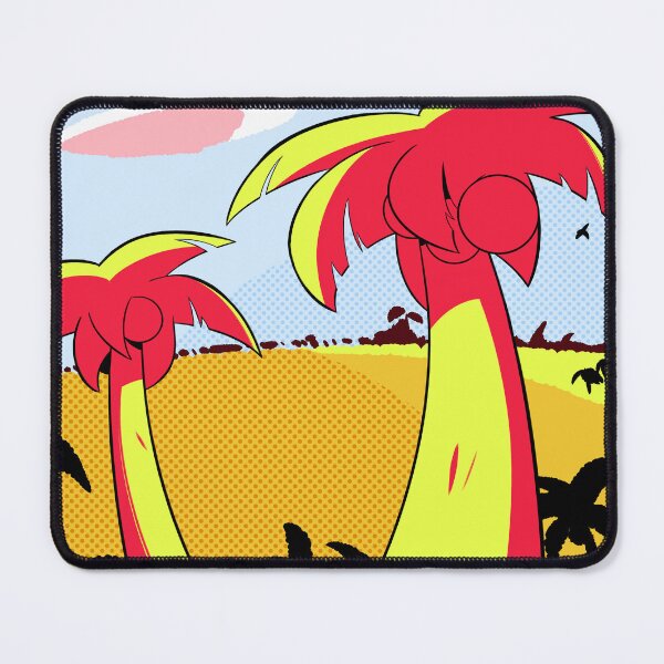 Item preview, Yellow Pink Summer Palm Trees designed and sold by CyberLoveza.
