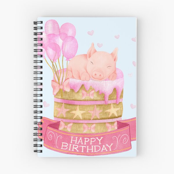 Item preview, Cute Sleeping Piggy On A Cake designed and sold by AngelikaC04.