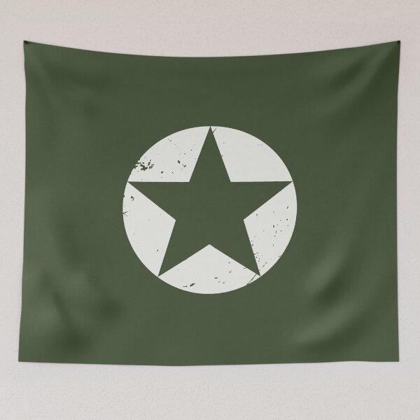 Item preview, Military Star Vintage White V02 designed and sold by Lidra Zehcnas.