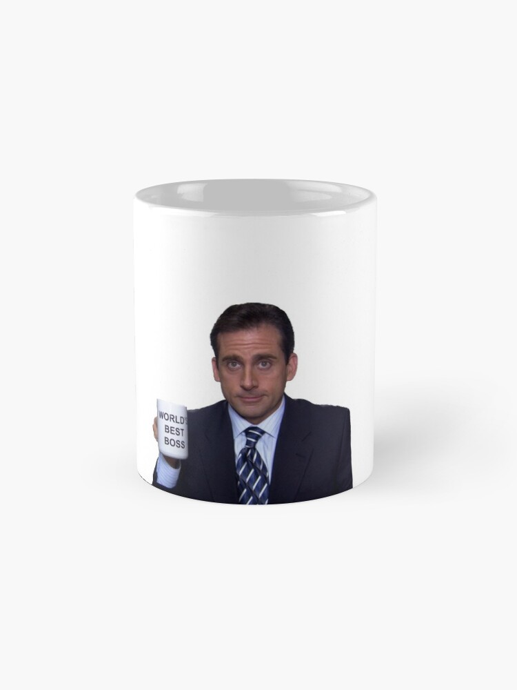 "Michael Scott World's Best Boss" Mug by kateweav Redbubble