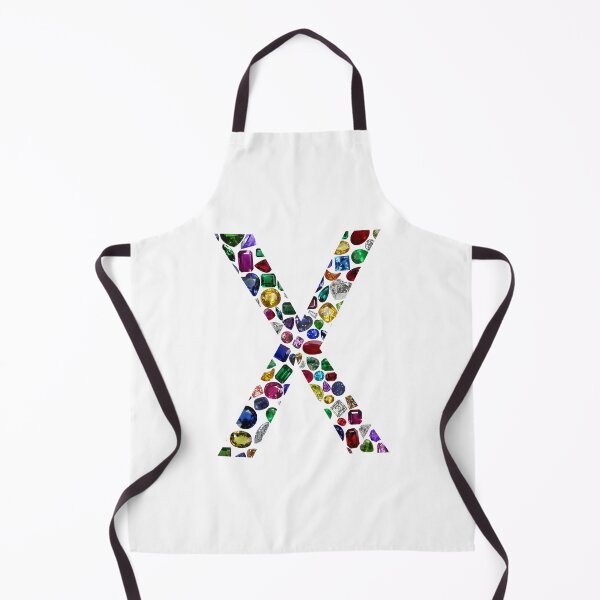 Item preview, Letter X Color Stones designed and sold by DigitalGemArt.