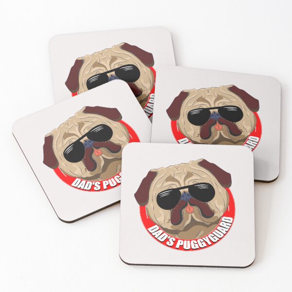 Item preview, Dad's Puggyguard Pud Bodyguard designed and sold by Pugstuff.