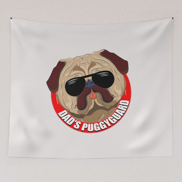 Item preview, Dad's Puggyguard Pud Bodyguard designed and sold by Pugstuff.
