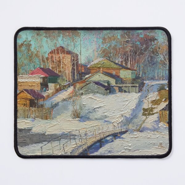Item preview, Winter landscape in the Russian village designed and sold by Rashkin.