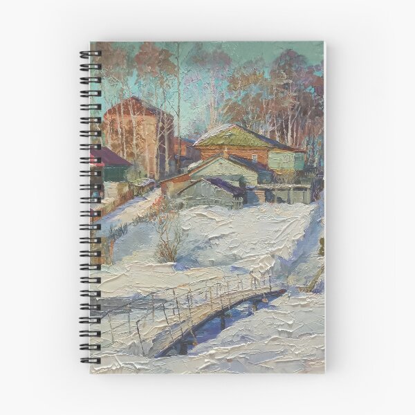 Item preview, Winter landscape in the Russian village designed and sold by Rashkin.