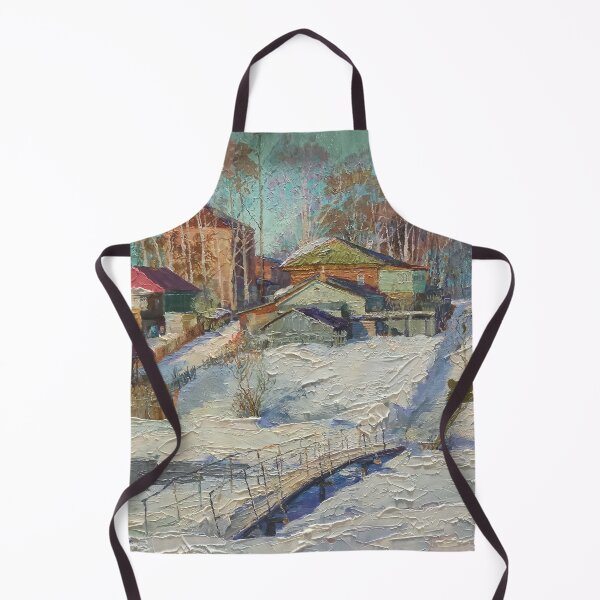 Item preview, Winter landscape in the Russian village designed and sold by Rashkin.