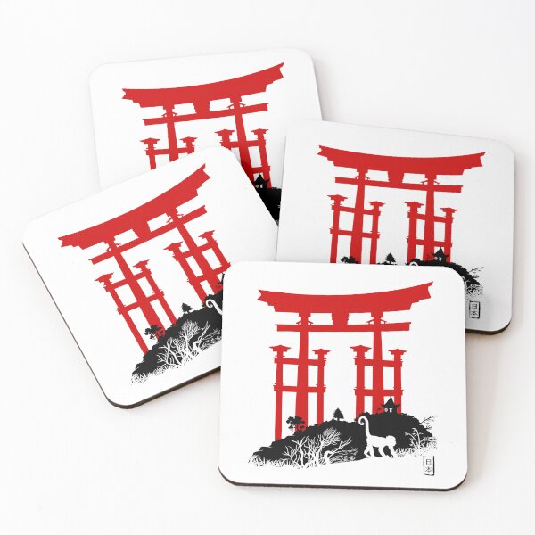 Item preview, red torii in japan designed and sold by albertocubatas.