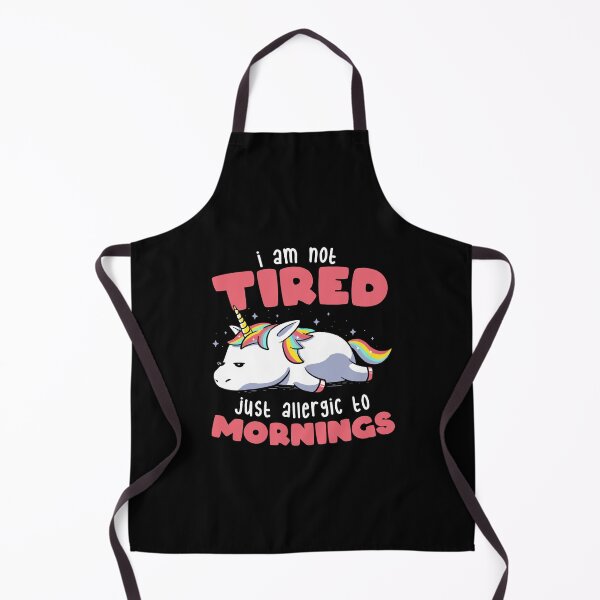 Item preview, Not Tired Just Allergic to Mornings - Lazy Funny Unicorn Gift designed and sold by EduEly.