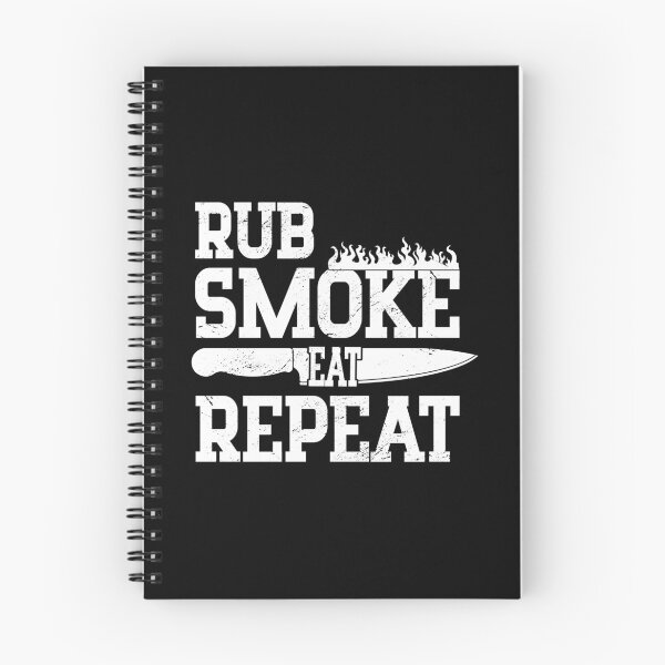 Item preview, Rub Smoke Eat Repeat BBQ Lover Barbeque Grilling Grill Dad designed and sold by haselshirt.