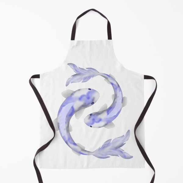Item preview, two playful blue koi carp designed and sold by octo-PS.