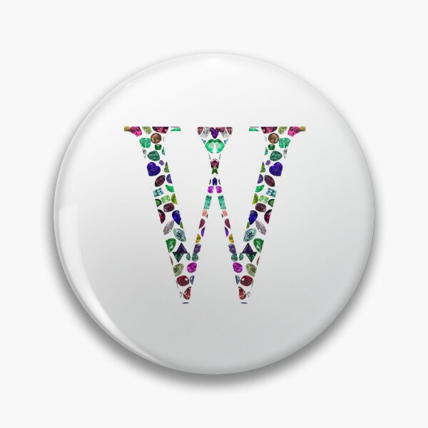 Item preview, Letter W designed and sold by DigitalGemArt.