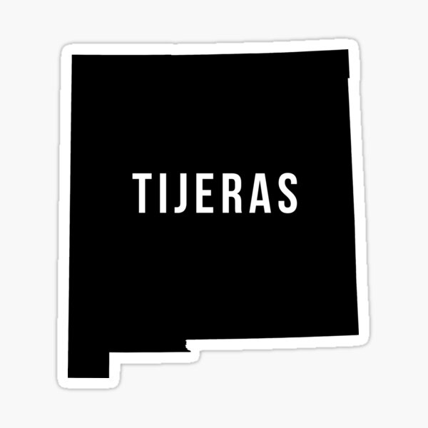 "Tijeras, New Mexico Silhouette" Sticker by CartoCreative Redbubble