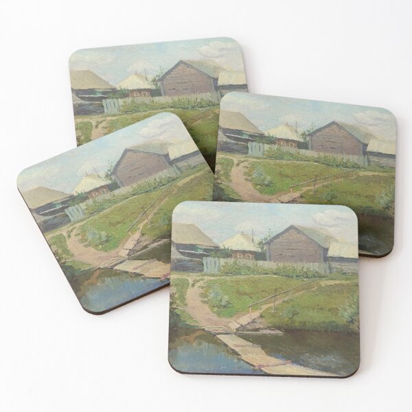 Item preview, Village landscape by the lake designed and sold by Rashkin.