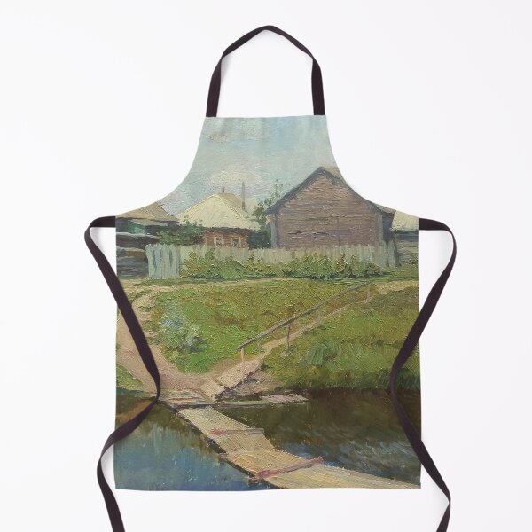 Item preview, Village landscape by the lake designed and sold by Rashkin.