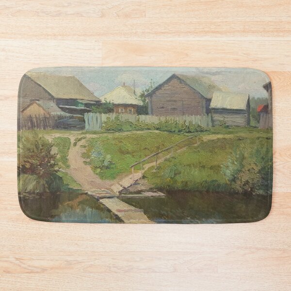Item preview, Village landscape by the lake designed and sold by Rashkin.