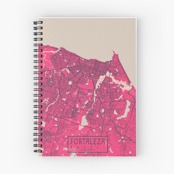 Item preview, Fortaleza City Map of Ceara, Brazil - Blossom designed and sold by deMAP.