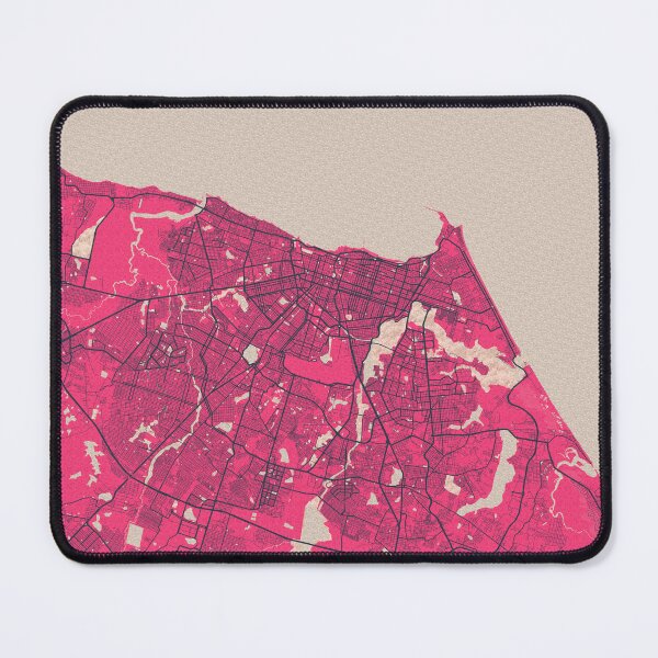 Item preview, Fortaleza City Map of Ceara, Brazil - Blossom designed and sold by deMAP.