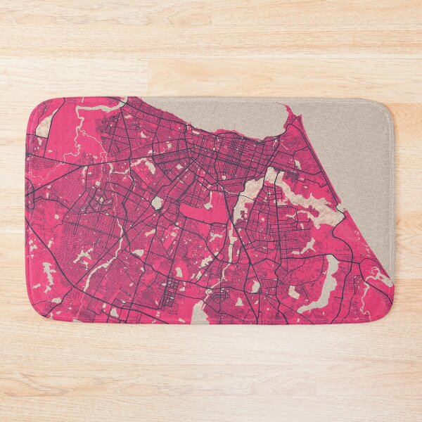 Item preview, Fortaleza City Map of Ceara, Brazil - Blossom designed and sold by deMAP.