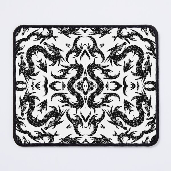 Item preview, Black Metallic Mythical Dragon Chinoiserie designed and sold by DesignLust.