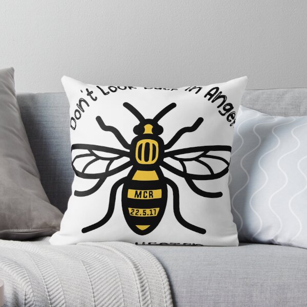 Bee Pillow / Honey Bee Decor / Daisy Pillow / Bee Cushion