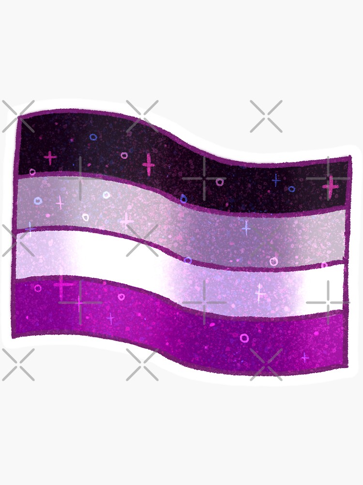 Asexual Pride Flag Sticker For Sale By Pasteks Cave Redbubble 