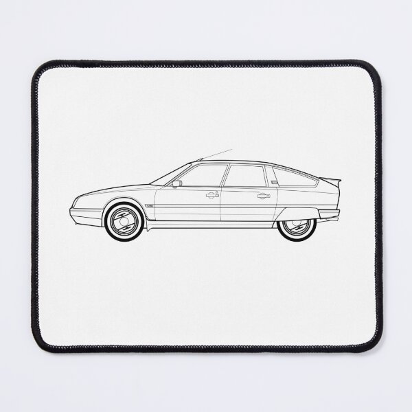 Item preview, CX Turbo 2 Classic Car Outline Artwork designed and sold by RJWautographics.